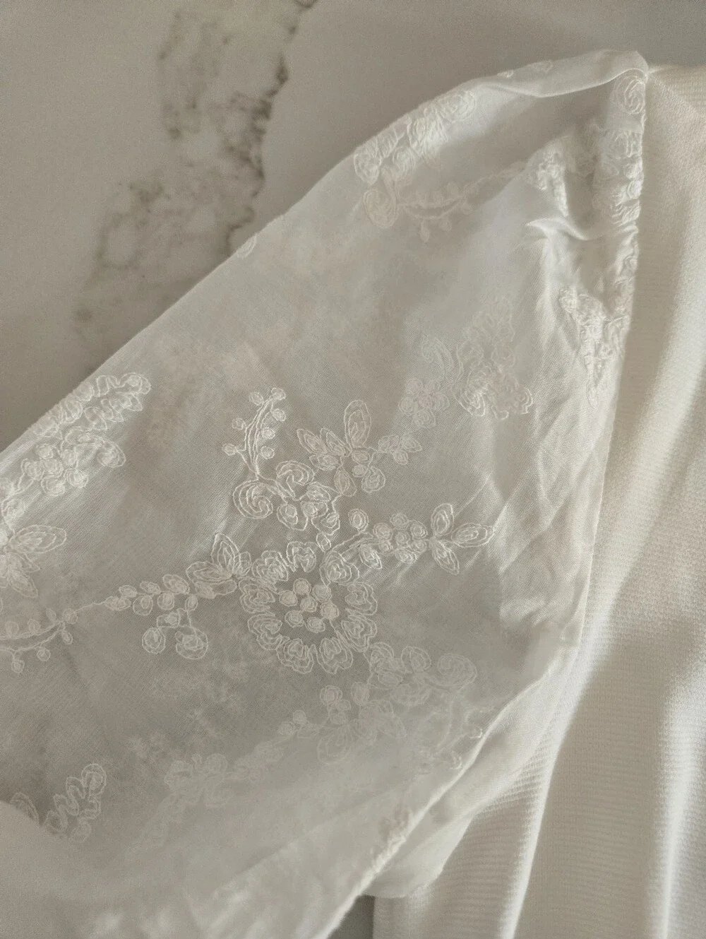 NWT Sunday in Brooklyn Lace-Sleeve Blouse